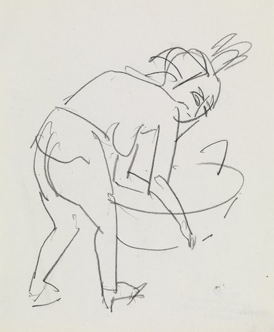 Woman Washing by Ernst Ludwig Kirchner